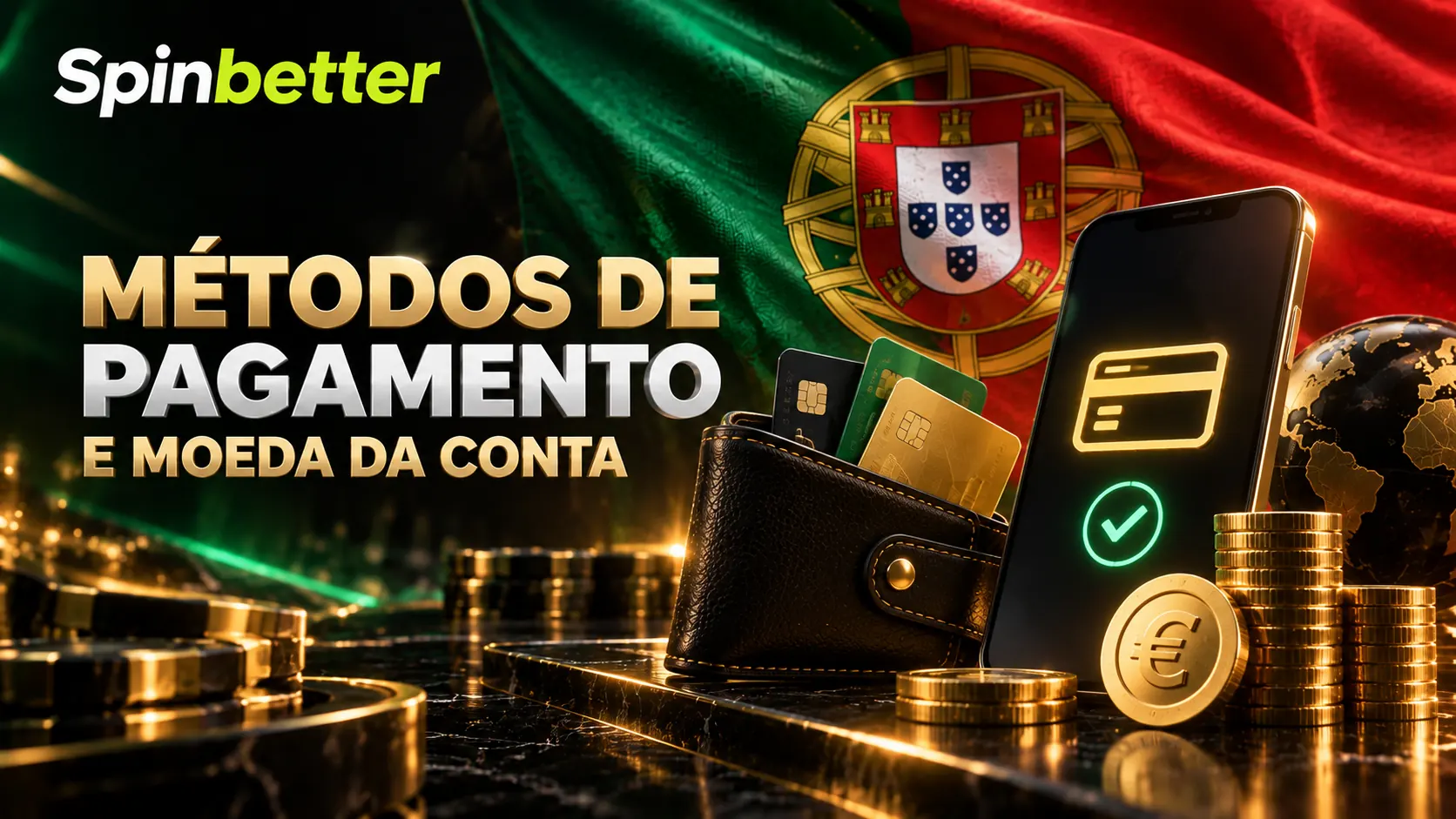 Métodos de pagamento e moeda da conta no casino SpinBetter